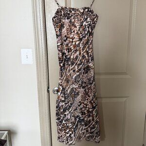 BY ANTHROPOLOGIE SQUARE-NECK SLIP DRESS